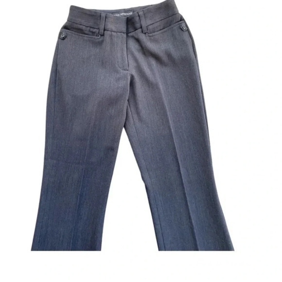 Petite Sophisticate charcoal gray flare trouser pants size 0Petite Short NWOT - Picture 6 of 10